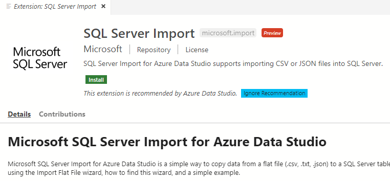 Azure Data Studio